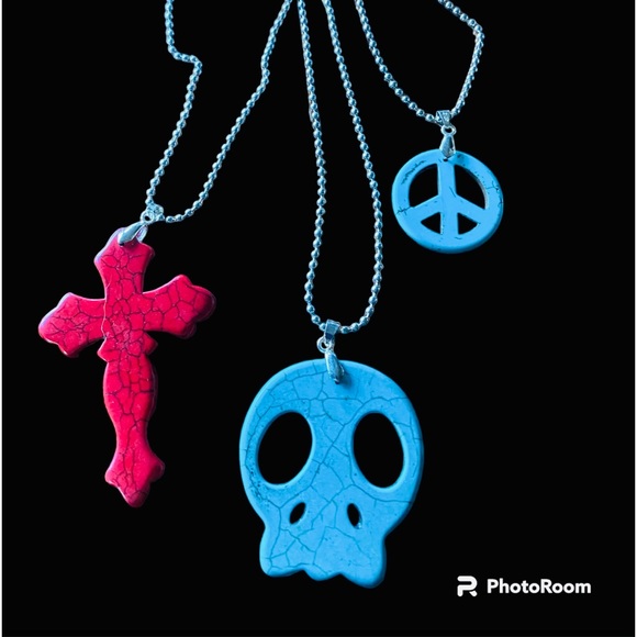 Necklaces, lot of three - Picture 2 of 3